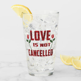 Liebe wird nicht abgebrochen glas