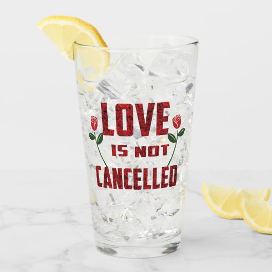 Liebe wird nicht abgebrochen glas (Vorderseite Ice)