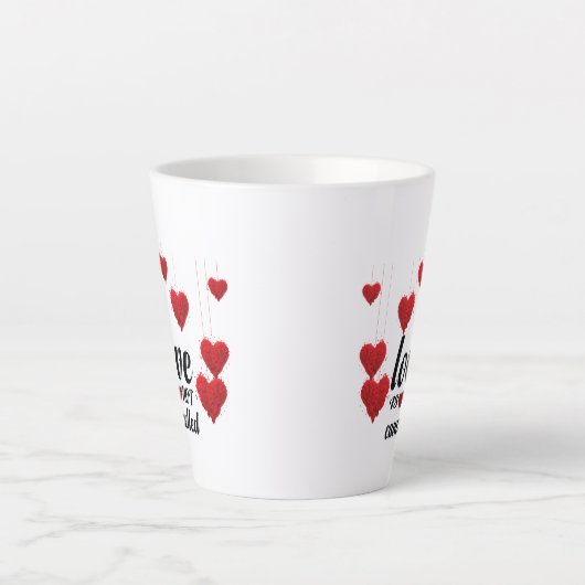 Liebe wird nicht abgebrochen milchtasse (Vorderseite)