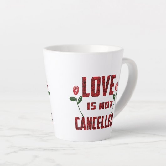 Liebe wird nicht abgebrochen milchtasse (Rechte Ecke)