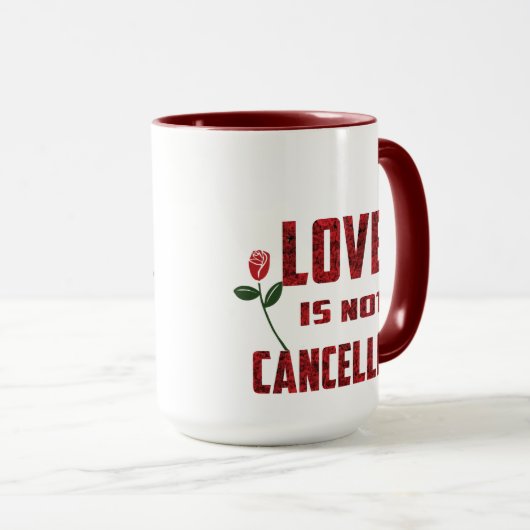 Liebe wird nicht abgebrochen tasse (VorderseiteRechts)