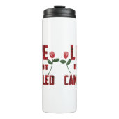 Liebe wird nicht abgebrochen thermosbecher (Vorderseite)