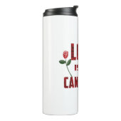 Liebe wird nicht abgebrochen thermosbecher (Nach links gedreht)