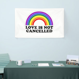 Liebe wird nicht im Monat des Rainbow LGBT Pride a Banner