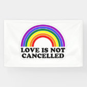 Liebe wird nicht im Monat des Rainbow LGBT Pride a Banner (Horizontal)