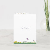 Liebe wird nie alt - Älteres Paar Karte (Rückseite)