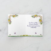 Liebe wird nie alt - Älteres Paar Karte (Innenseite)