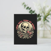 Liebe wird uns auseinander reißen postkarte (Stehend Vorderseite)