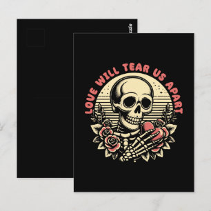 Liebe wird uns auseinander reißen postkarte