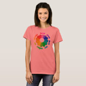 Liebe wird weder Farbe noch Form angezeigt T-Shirt (Vorne ganz)