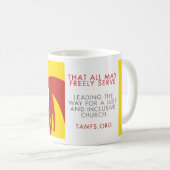 Liebe wirft heraus Furcht-Tasse Kaffeetasse (VorderseiteRechts)