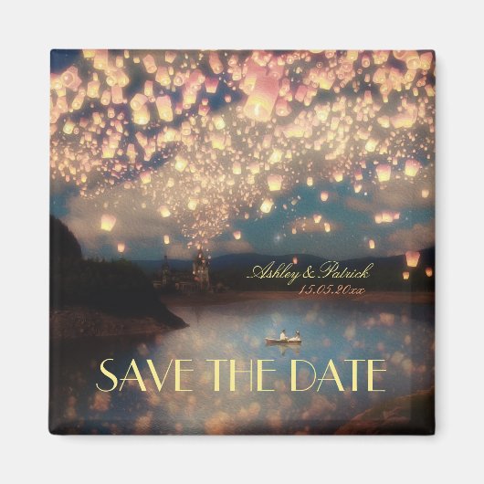 Liebe Wish Lanterns Magnet (Vorne)