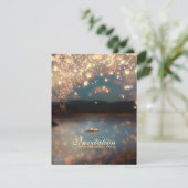 Liebe Wish Lanterns - Party Einladung zur Erwärmun (Stehend Vorderseite)