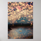 Liebe Wish Lanterns Poster (Vorne)