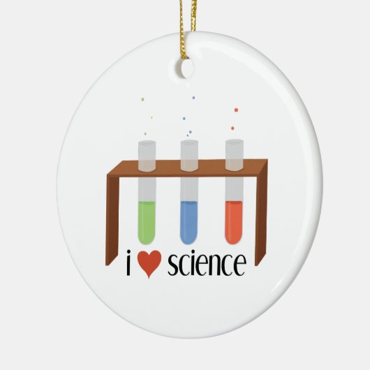 Liebe-Wissenschaft Keramikornament (Links)