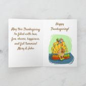 Liebe, Wohlstand, Dankbarkeit Dankeskarte (Innenseite)