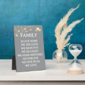 Liebe-Wohngestaltung-Tabletop Fotoplatte (Seite)