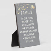 Liebe-Wohngestaltung-Tabletop Fotoplatte (Seite)