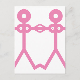 Liebe Women Pink 2006 Icon Art Postkarte