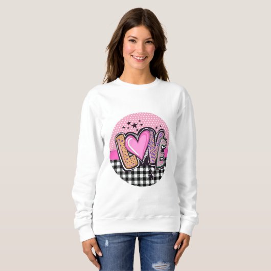 Liebe Women's Basic Sweatshirt (Vorne ganz)