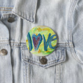 Liebe Word Fresh Spring Button Pendant Tasten (Beispiel)