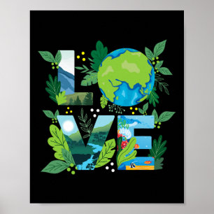 Liebe World - Environmental Protection Earth Day C Poster