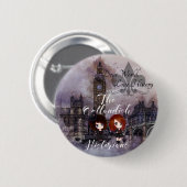 Liebe World, Liebe-Geschichte Podcast sonderbarer Button (Vorne & Hinten)