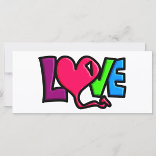 Liebe Wort Kunst Typografie