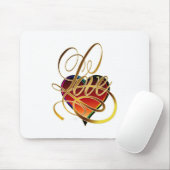 Liebe Wort und Herz Mousepad (Mit Mouse)