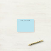 Liebe Worte blau Post-it Klebezettel (Auf Schreibtisch)