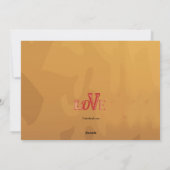 Liebe Worte Valentinstag-Karte Feiertagskarte (Rückseite)