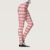 Liebe Wortkettengestaltung Leggings (Rechts)