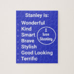 Liebe & Wortwahl in Blau und Weiß Puzzle<br><div class="desc">Was für Attribute hat Ihre Liebste? Hoffentlich gibt es viele. In diesem Puzzle können Sie die großen Aspekte der Persönlichkeit Ihres Honigs auflisten. Nachdem dein Liebster das Paket geöffnet hat, könnt ihr beiden das Puzzle zusammen stellen. Sie können sogar einen Kuss geben, nachdem Sie zwei jedes Wort abgeschlossen haben. Dieses...</div>