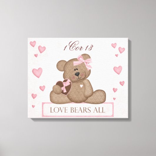 Liebe Wrapped Canvas Leinwanddruck (Vorderseite)