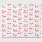 LIEBE Wrapping Paper Geschenkpapier (Flach)