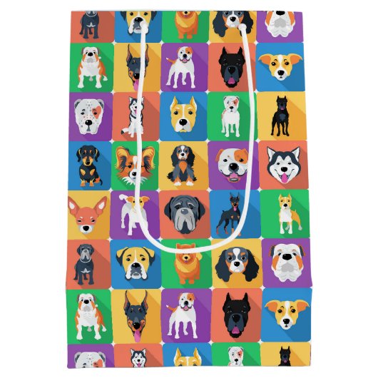 Liebe Wrapping Paper Mittlere Geschenktüte (Rückseite)