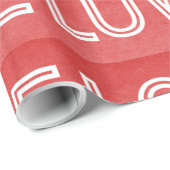 Liebe Wrapping Paper, rot Geschenkpapier (Rolleneckpunkt)