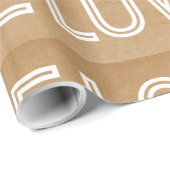 Liebe Wrapping Paper, Tan Geschenkpapier (Rolleneckpunkt)
