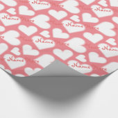 Liebe Wrapping Paper Valentine's Custom Gift Paper Geschenkpapier (Ecke)