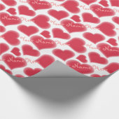 Liebe Wrapping Paper Valentine's Custom Gift Paper Geschenkpapier (Ecke)