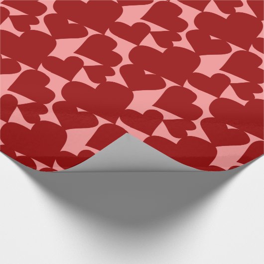 Liebe Wrapping Paper Valentines Hearts Geschenkpap Geschenkpapier (Ecke)