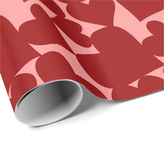 Liebe Wrapping Paper Valentines Hearts Geschenkpap Geschenkpapier (Rolleneckpunkt)