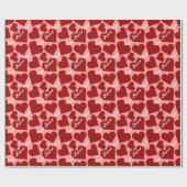Liebe Wrapping Paper Valentins Custom Gift Paper Geschenkpapier (Flach)