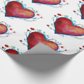 Liebe-Wrapping-Papier für Wasserfarbe Geschenkpapier (Ecke)