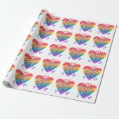 Liebe-Wrapping-Papier Geschenkpapier (Ungerollt)