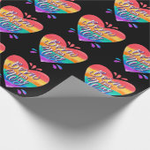 Liebe-Wrapping-Papier Geschenkpapier (Ecke)