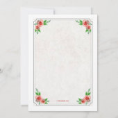 Liebe Wreath Einladung (Rückseite)