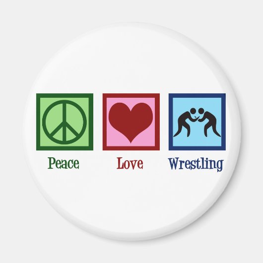 Liebe Wrestling Magnet (Vorne)