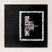 Liebe Wrestling Wrestler Singlet Lover Kostümgesch Puzzle (Horizontal)
