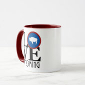 LIEBE Wyoming 11oz Tasse (Vorderseite Links)